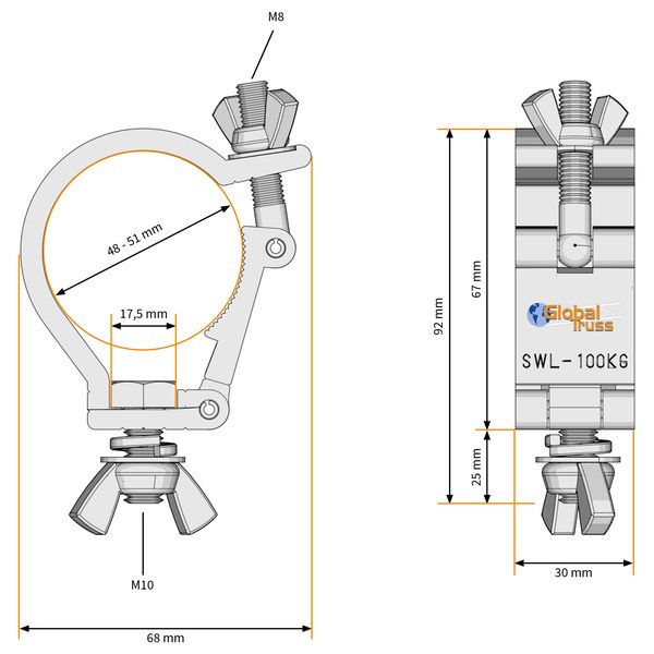 Global Truss Selflock 812Hook Mini