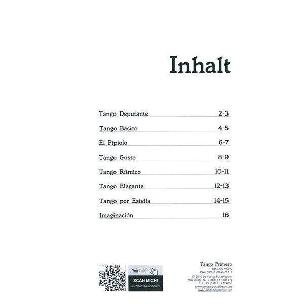 Purzelbaum Verlag Tango Primero