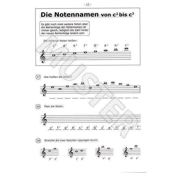 Axel Rder/Maria Evers  Noten lesen leicht gelernt