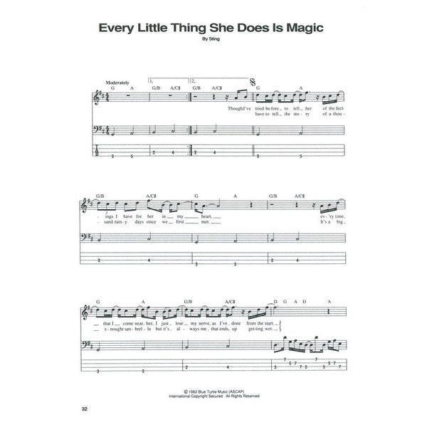 Music Sales The Best Of Police Bass