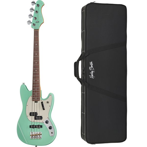 Harley Benton MV-4MSB Seafoam Green w/Case