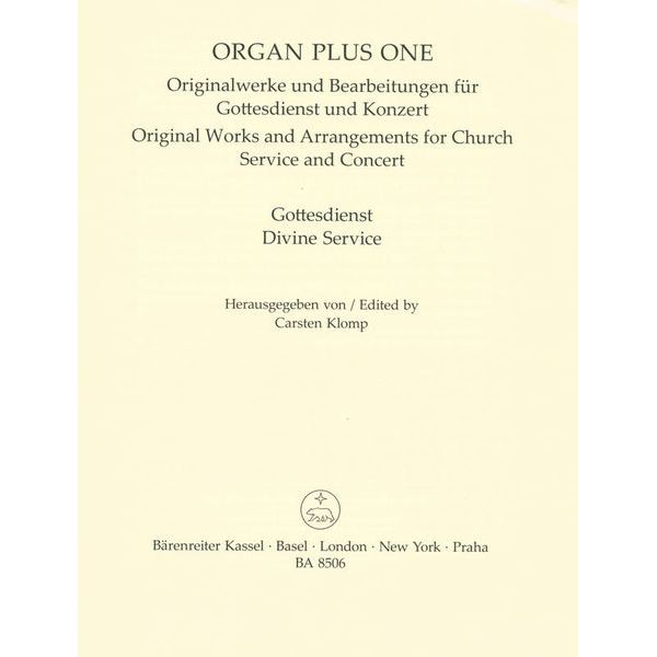 Brenreiter Organ Plus Gottesdienst