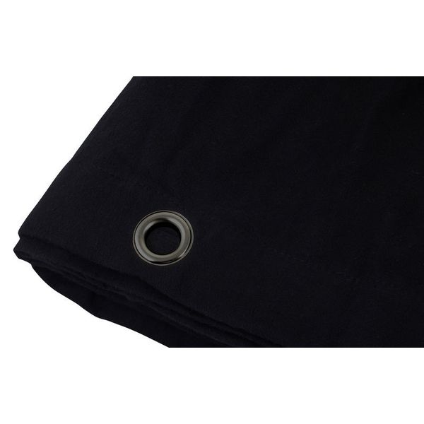 Stairville Curtain 160g/m 1.0x5.0m Bk