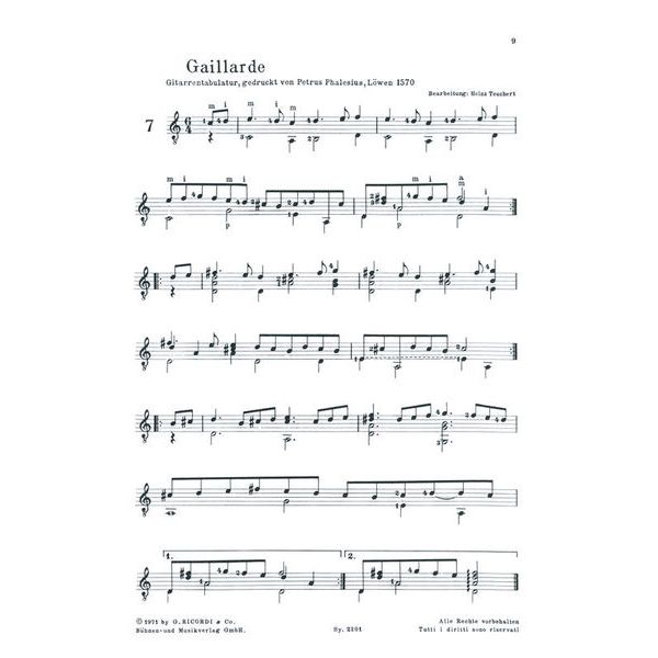 Ricordi Meine ersten Gitarrenstücke 3