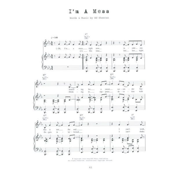 Wise Publications The Best Of Ed Sheeran