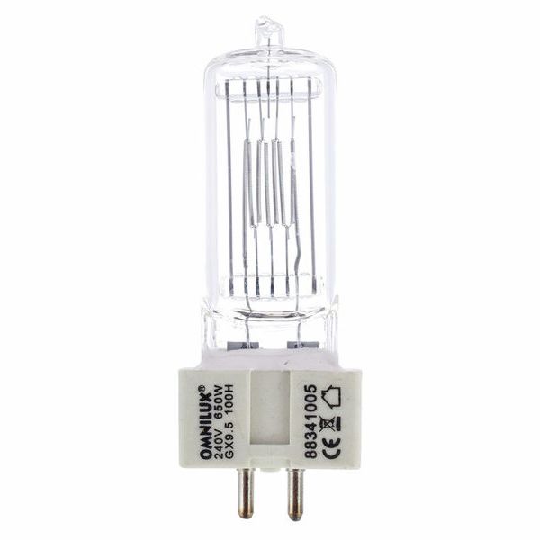 Omnilux 240V/650W GX-9,5 100h 3200K