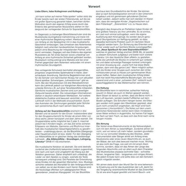 Johannes Bornmann Anfang Sopranblockflöte 2