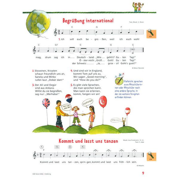Helbling Verlag Sim Sala Sing Das Liederbuch D