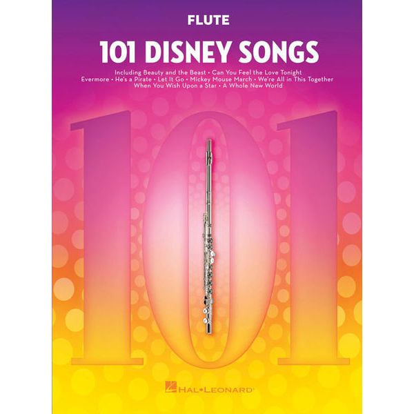 Hal Leonard 101 Disney Songs Flute