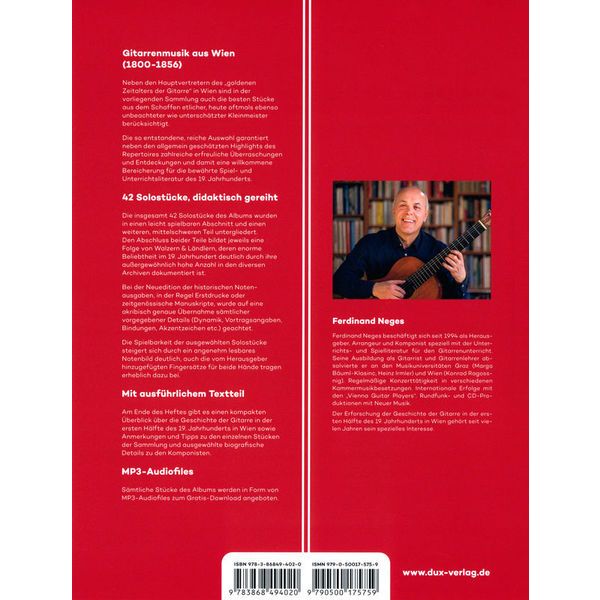 Edition Dux Play Guitar Welcome To Vienna