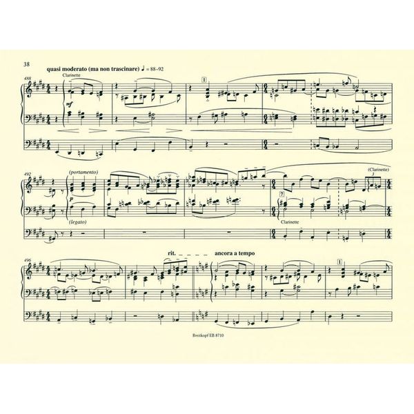 Breitkopf & Hrtel Karg-Elert Sinfonie for Orgel