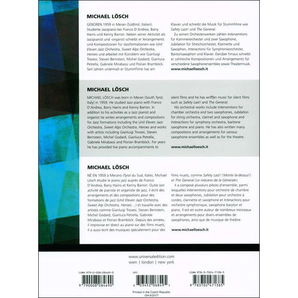 Universal Edition Klezmer Saxophone Duets