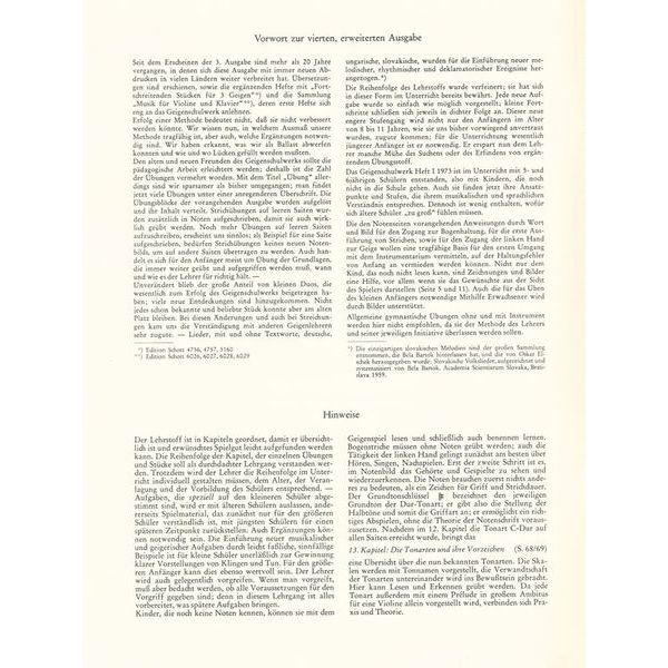 Schott Der Anfang des Geigenspiels