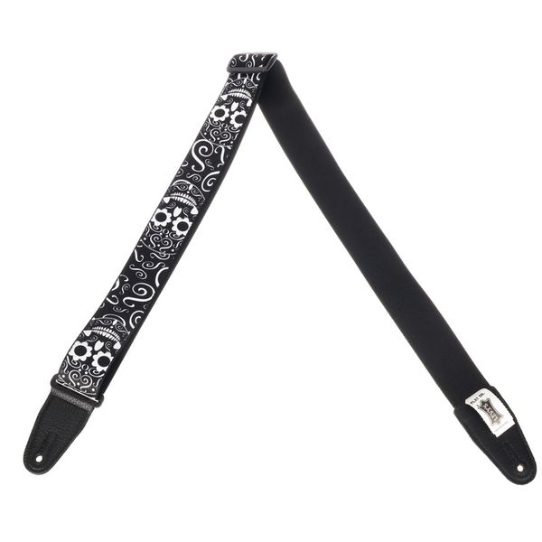 Levys Poly 2" B&W Skulls