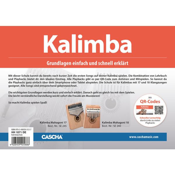 Hage Musikverlag Kalimba schnell und einfach