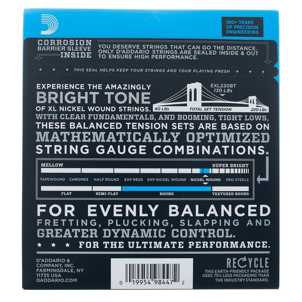 Daddario EXL220BT Balanced Tension