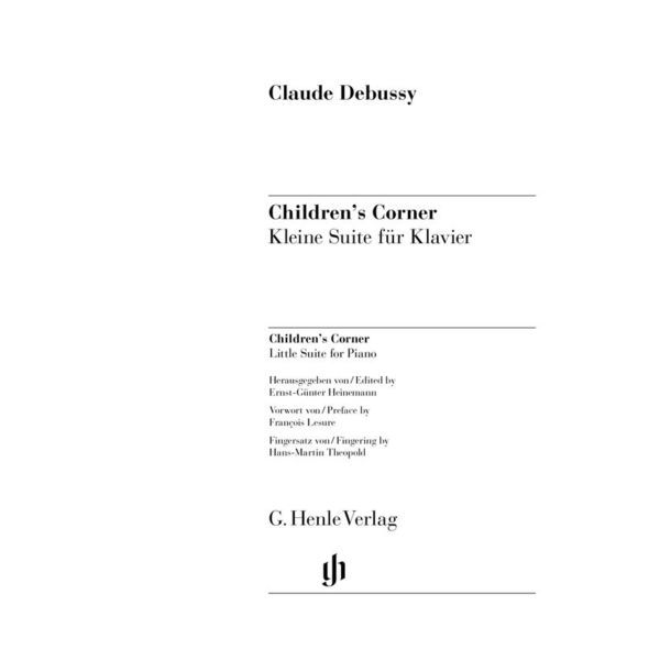 Henle Verlag Debussy Children's Corner