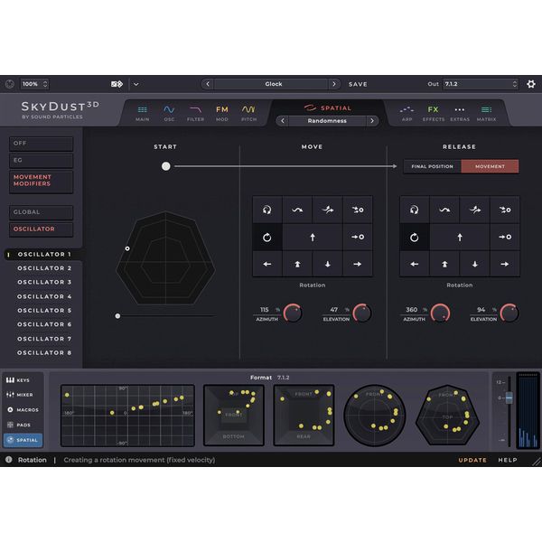 Sound Particles SkyDust 3D