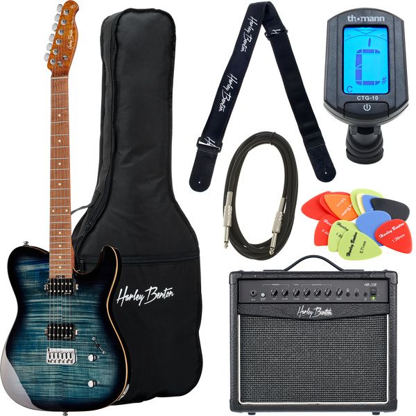 Harley Benton Fusion-T HH HT Roasted Bundle