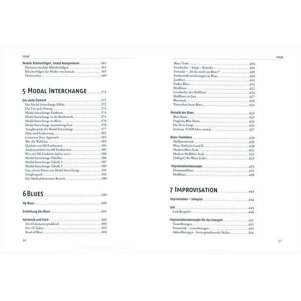 AMA Verlag Rock & Jazz Harmony