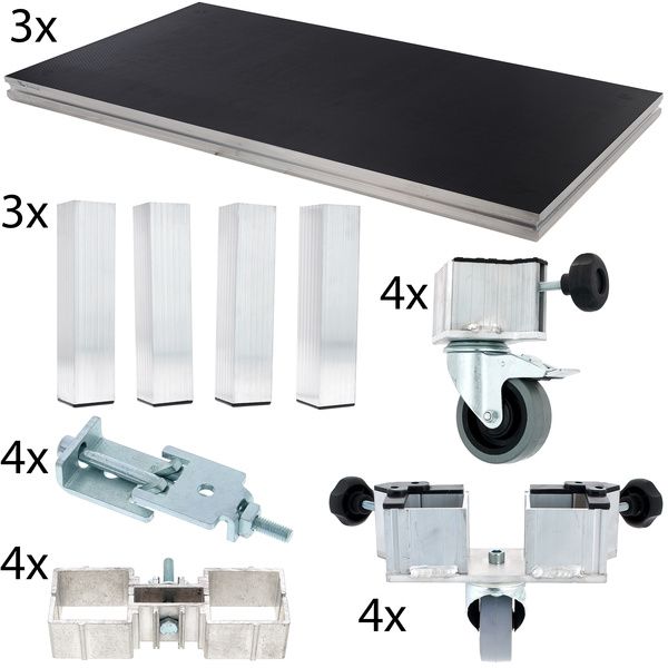 Stairville Tour Stage Drum Riser 3x2 40cm