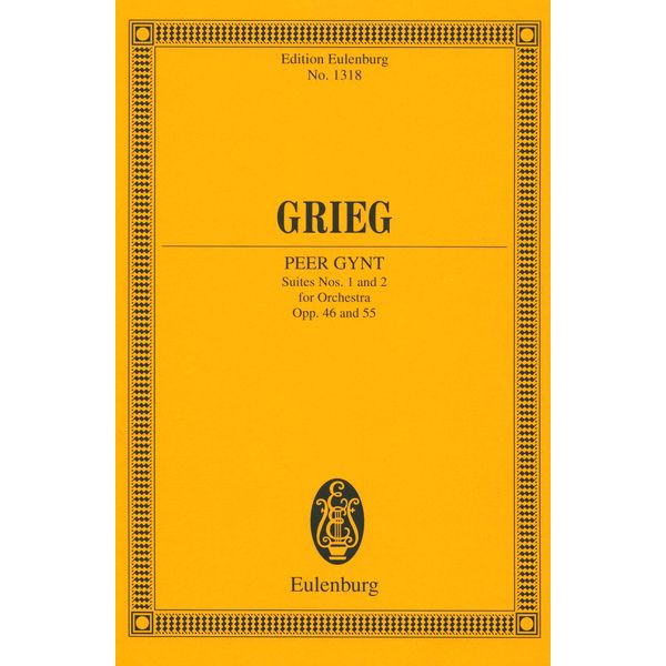 Edition Eulenburg Grieg Peer Gynt Suites 1 + 2
