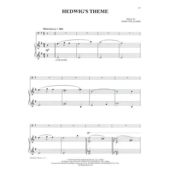 Alfred Music Publishing Harry Potter Complete Cello