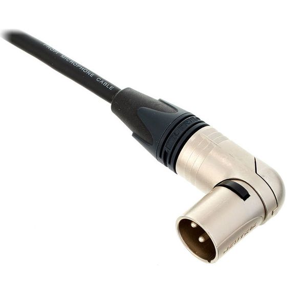 pro snake XLR Patch Angled Male 0.5m