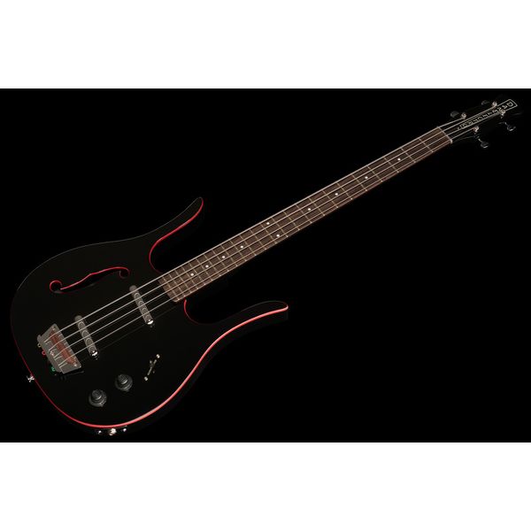 Danelectro 58 Longhorn Bass Black Red