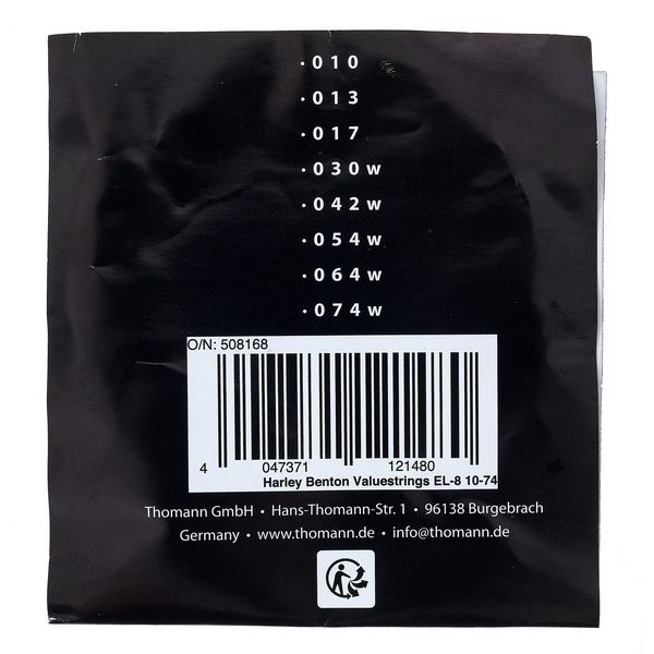 Harley Benton Valuestrings EL-8 10-74