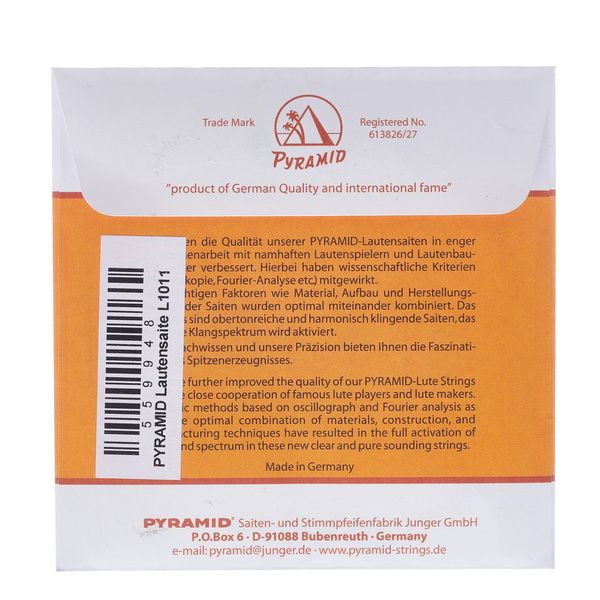 Pyramid L 1011 Single String d for Oud