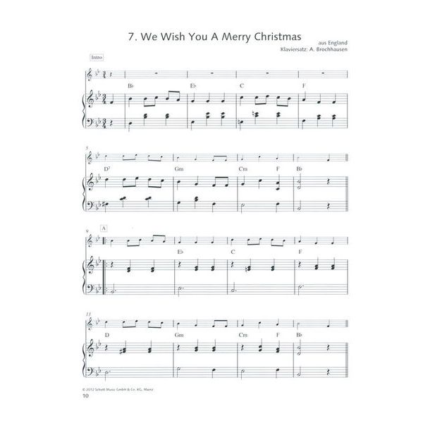 Schott Hobby Weihnachtsmelodien A-Sax