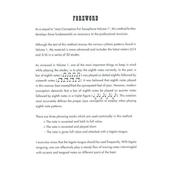 Try Publishing Company Advanced Jazz Conception