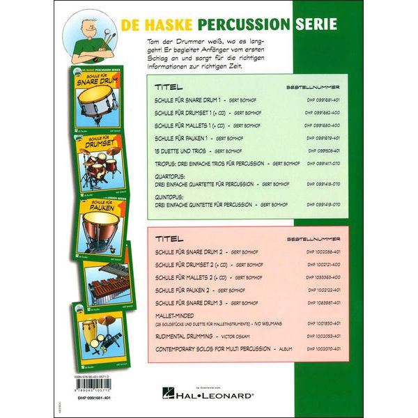 De Haske Schule Für Snare Drum 1
