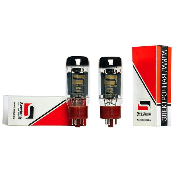 Svetlana 6L6GC Tubes Matched Pair