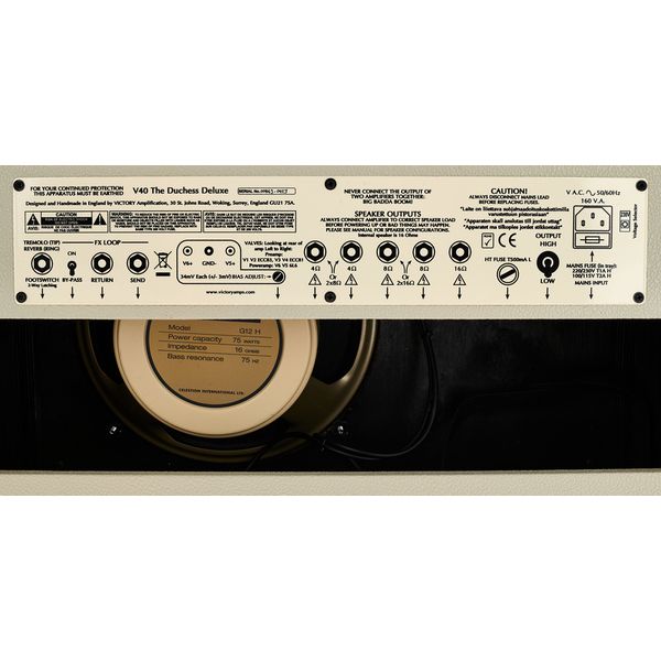 Victory Amplifiers V40 Duchess Deluxe Combo