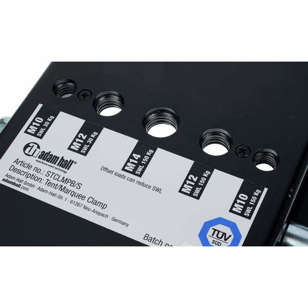 Adam Hall Tent Clamp Bk