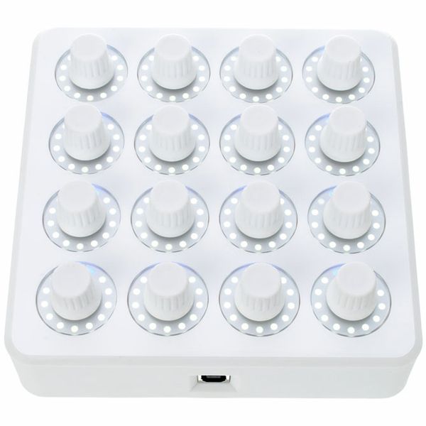 DJ Techtools Midi Fighter Twister white