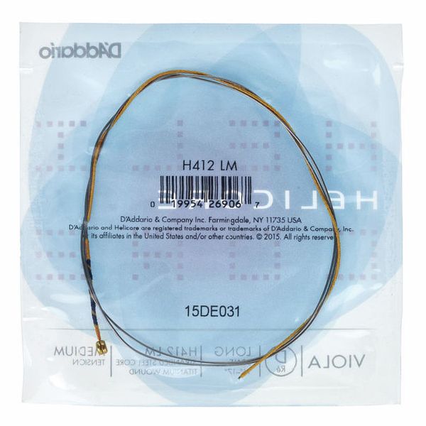 Daddario H412-LM Helicore D Viola