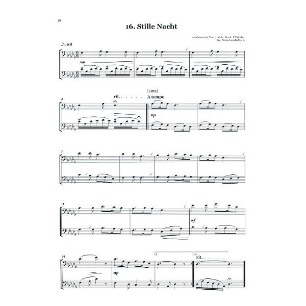 Brasstrail Christmas Duets Bass Clef