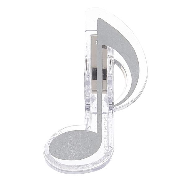 agifty Music Clip Eight Note Silver