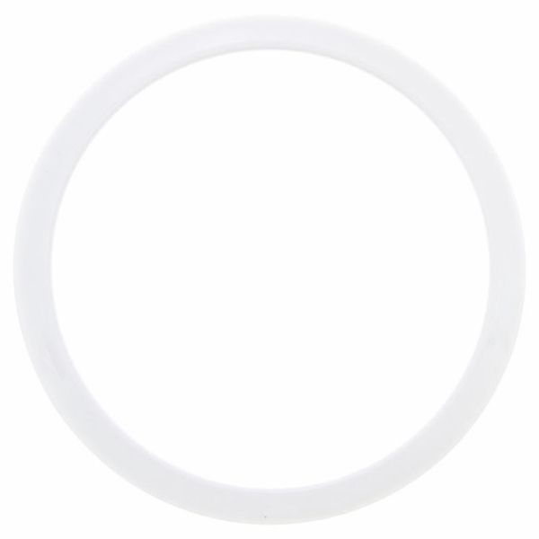 Bass Drum O's 6" White round HW6