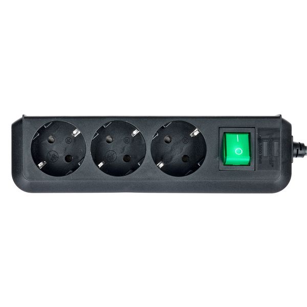 Brennenstuhl Eco-L 3 Way Split Sw 5m BK