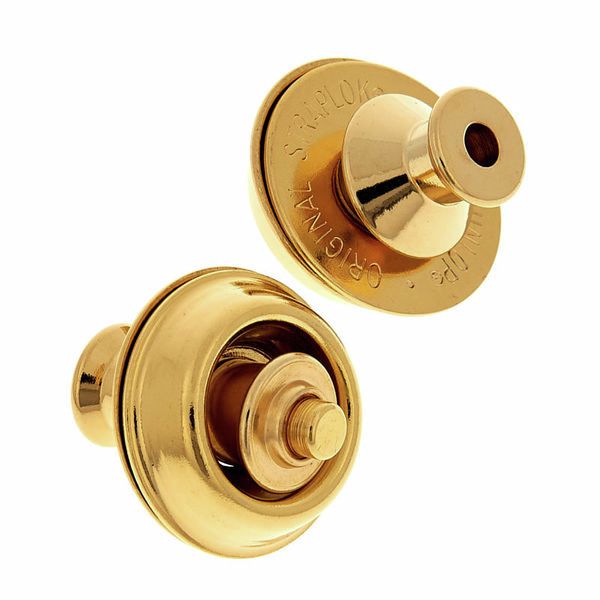 Dunlop Straplok Gold Dual Design