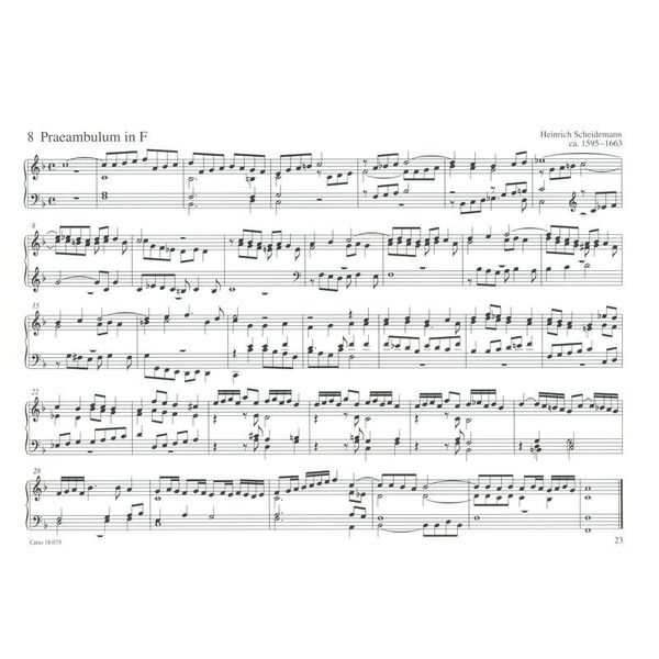 Carus Verlag Freiburger Orgelbuch