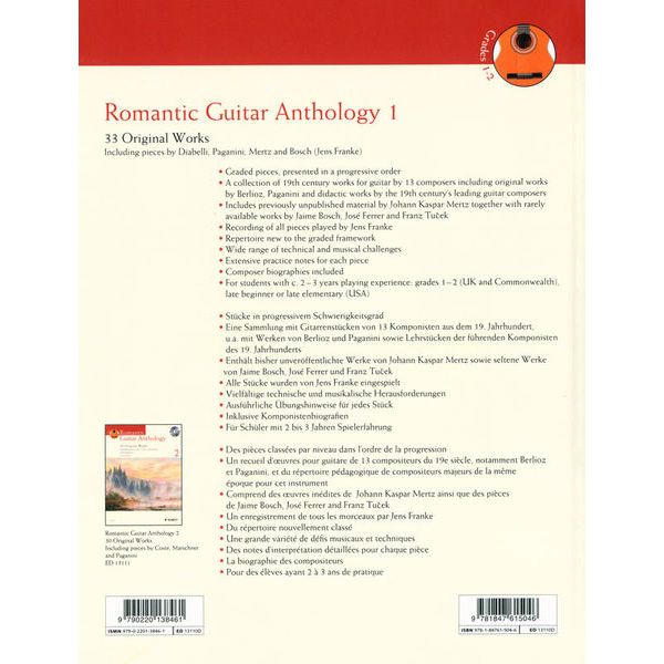 Schott Romantic Guitar Anthology