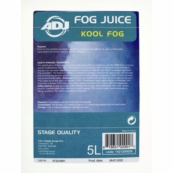ADJ Kool Fog 5l