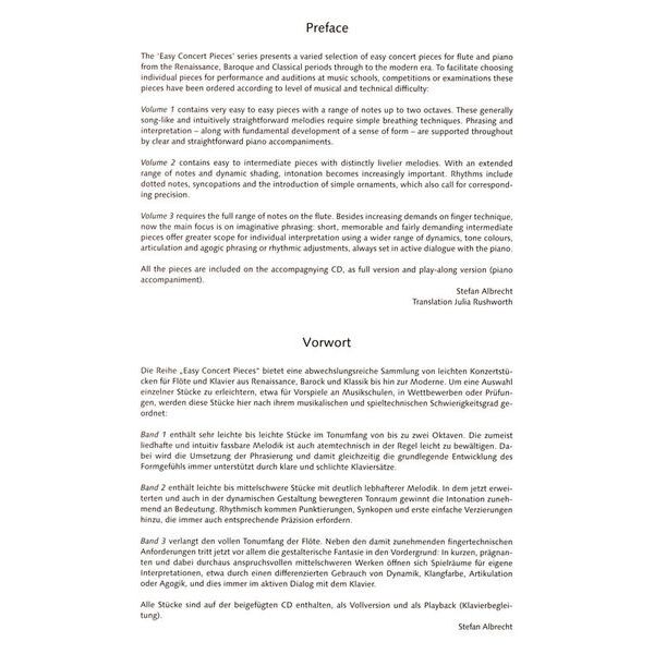 Schott Easy Concert Pieces Flute 3