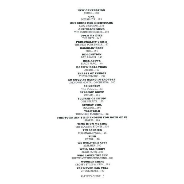 Wise Publications The Little Black Book Of Rock