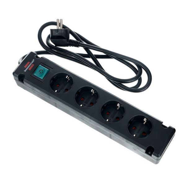 Brennenstuhl Bremounta Socket Strip 4Way BK